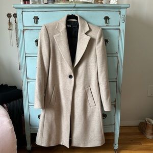 Zara wool-blend coat